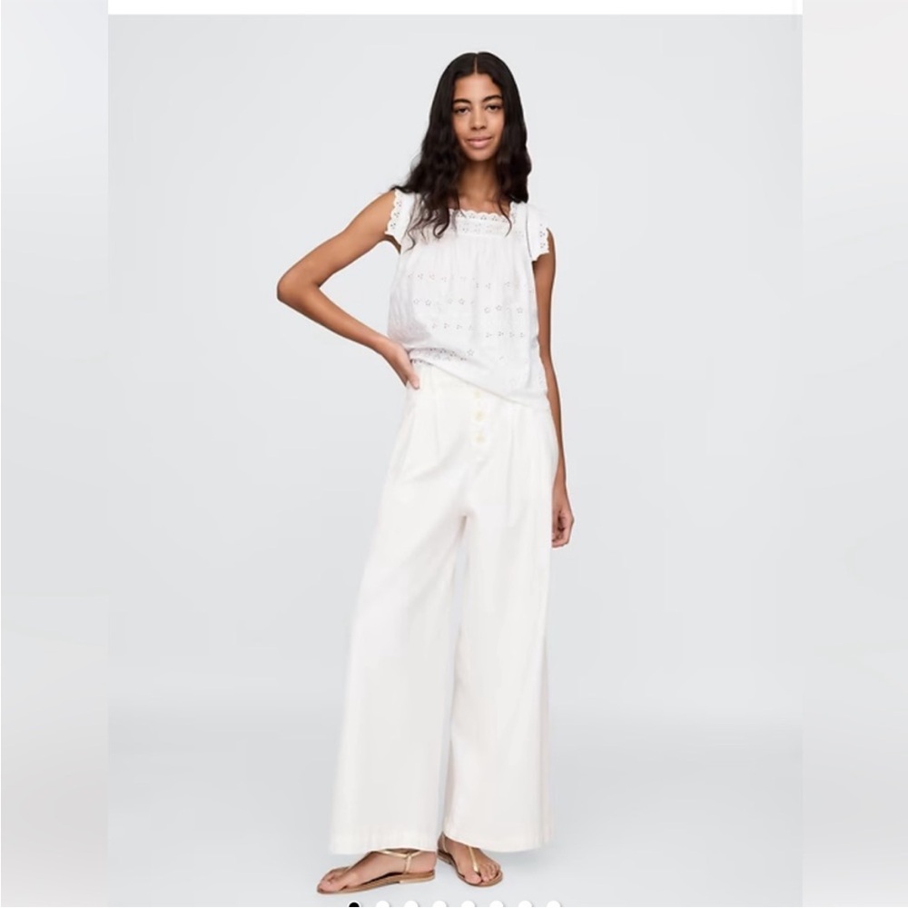 Doen x Gap High-Rise Cotton Pants